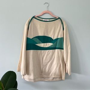 Hand Tailored 100% Raw Silk Top